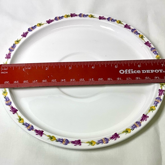 Iris Soup bowl with saucer.Like new. - Picture 10 of 12